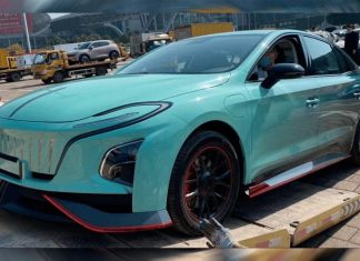 Hongqi представит новую версию электромобиля E-QM5 на автосалоне в Китае