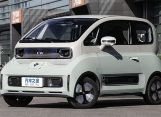 В России начались продажи компактного электрокара Baojun KiWi