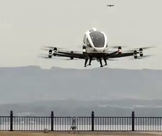 В Японии прошли испытания первого летающего автомобиля