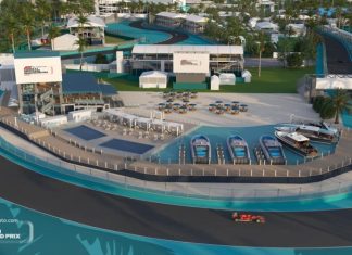 Организаторы Гран При Майами дополнят искусственную гавань настоящей водой. Фото