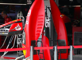 Команда Ferrari привезла в Барселону новые боковые понтоны в стиле Red Bull. Фото