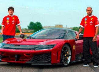 «Ненавижу быть пассажиром!» Хэмилтон прокатил Леклера на самой мощной дорожной Ferrari