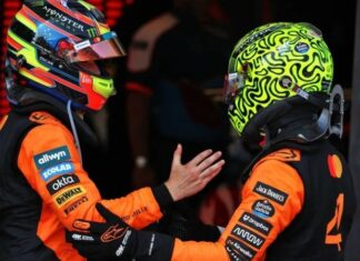 Личный зачет и Кубок конструкторов Ф1 после первой половины сезона-2025