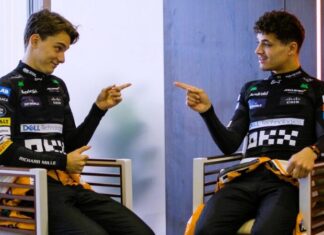 Личный зачет и Кубок конструкторов Ф1 после схода Пиастри в Баку