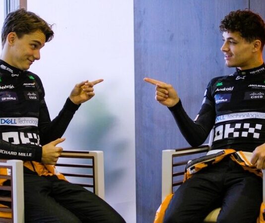 Личный зачет и Кубок конструкторов Ф1 после схода Пиастри в Баку