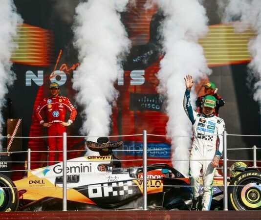Ландо Норрис победил на Гран При Мексики и возглавил чемпионат