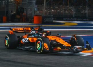 Оскар Пиастри – быстрее всех во второй тренировке в Сингапуре, Хаджар впереди Ферстаппена