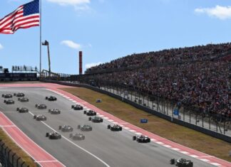 Стартовая решетка основной гонки Формулы 1 в США. Начало трансляции в 22:00 по мск