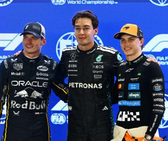 Стартовая решётка Гран При Сингапура после дисквалификации Сайнса и Албона