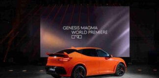 Genesis представил серийный кроссовер GV60 Magma. Он с режимом дрифта