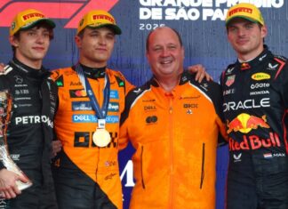 Ландо Норрис выиграл Гран При Бразилии, Пиастри — 5-й после штрафа