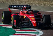 Серхио Перес и Cadillac протестируют Ferrari в Имоле